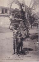 Cotonou, jeune femme dahoméenne.
